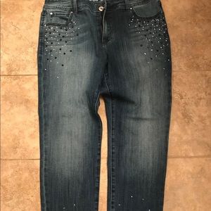 Beaded jeans